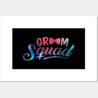 'Groom Squad' Cool Wedding Celebration Gift Posters and Art